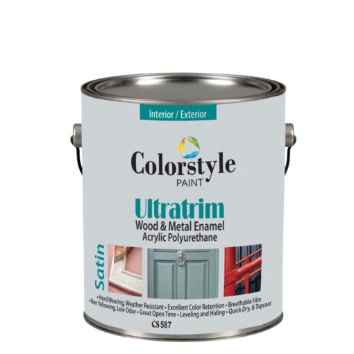 Χρώμα Ξύλου ULTRATRIM Πολυουρεθανική Pιπολίνη Νερού για Ξύλα και Μέταλλα – Σατινέ CS 587-Εgglezos.gr
